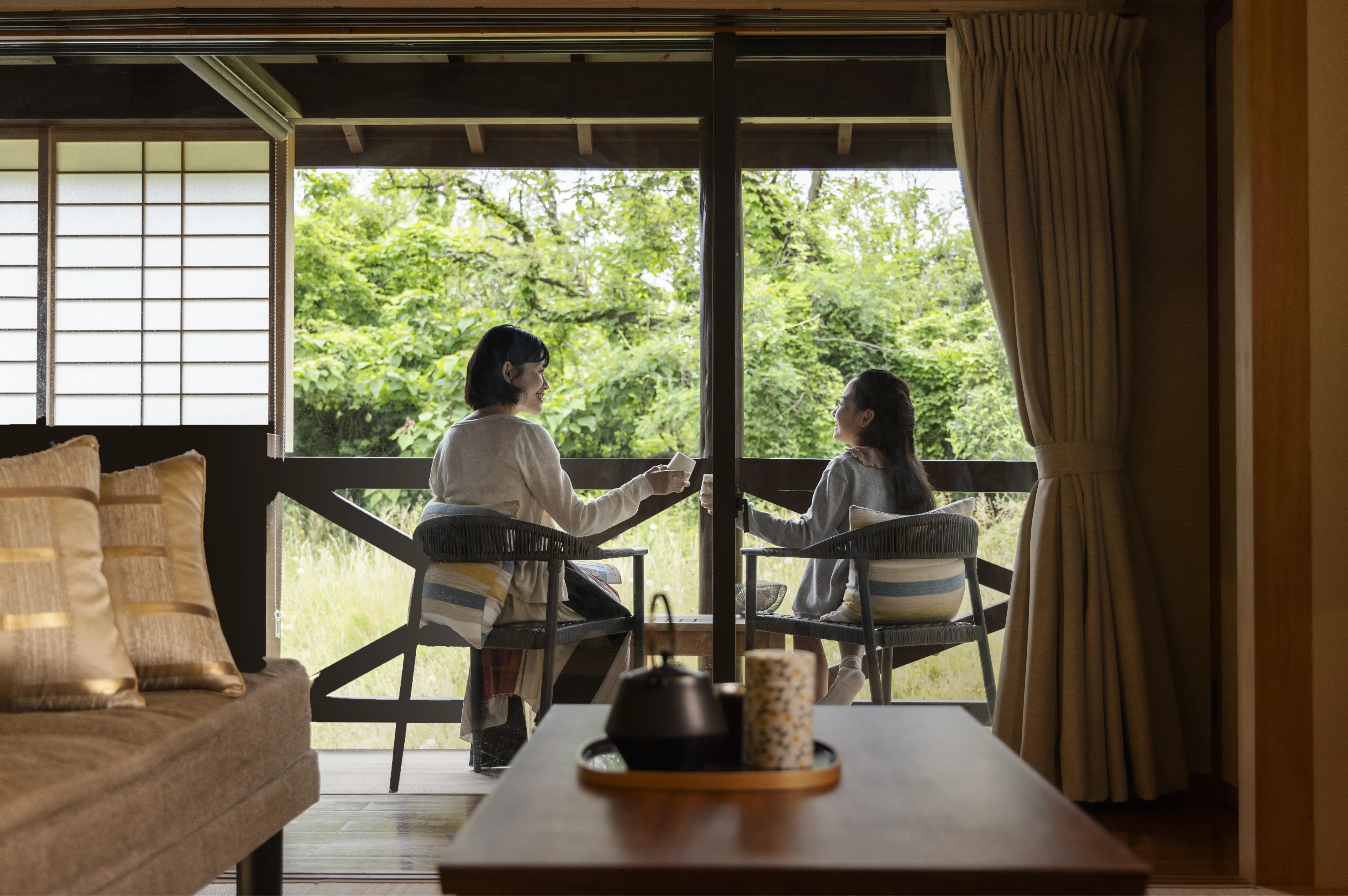 源泉かけ流し 露天風呂付 和モダン－スーペリア離れ－